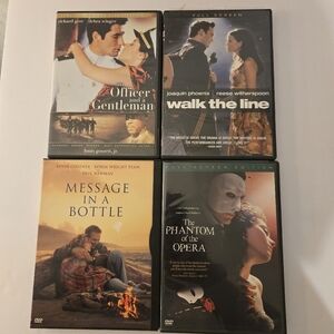 Lot Of Four Romance Movies on DVDs Vintage